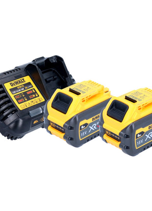 Set de iniciación de batería DeWalt 18 V 2x batería DCB 546 6,0 Ah + cargador rápido DCB 116 XR