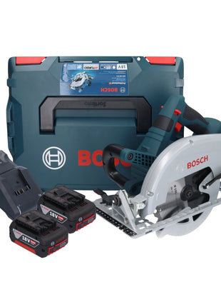 Bosch GKS 18V-70 L Akku Kreissäge 18 V Brushless 190 mm BITURBO + 2x Akku 5,0 Ah + Ladegerät + L-Boxx - Toolbrothers