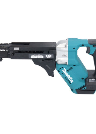 Makita DFR 551 RF1 Akku Magazinschrauber 18 V 25 - 55 mm Brushless + 1x Akku 3,0 Ah + Ladegerät - Toolbrothers