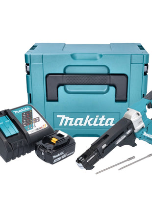 Makita DFR 551 RF1J Akku Magazinschrauber 18 V 25 - 55 mm Brushless + 1x Akku 3,0 Ah + Ladegerät + Makpac - Toolbrothers