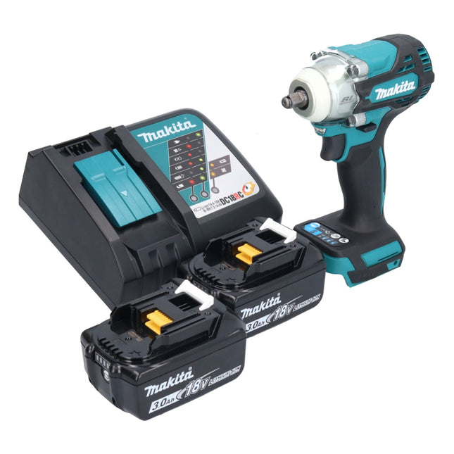 Makita DTW 302 RF Akku Schlagschrauber 18 V 300 Nm 3/8" Brushless + 2x Akku 3,0 Ah + Ladegerät - Toolbrothers