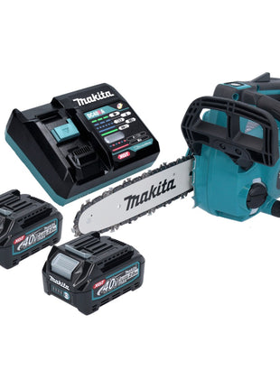 Makita UC 002 GA201 Akku Kettensäge 40 V max. 25 cm 24,8 m/s Brushless + 2x Akku 2,0 Ah + Ladegerät