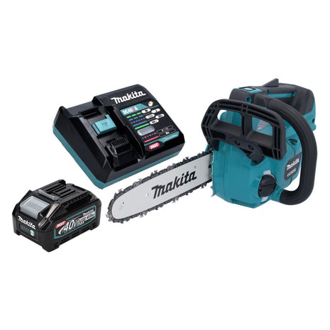 Motosierra a batería Makita UC 002 GM101 40 V máx. 25 cm 24,8 m/s sin escobillas + 1x batería 4,0 Ah + cargador