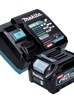 Makita ML003GD101 Foco de construcción LED a batería 18 V / 40 V máx. 1100 lm + 1x batería 2,5 Ah + cargador