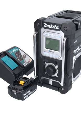 Makita DMR 108 RM1 Akku Radio 10,8 V - 18 V Bluetooth IP64 + 1x Akku 4,0 Ah + Ladegerät