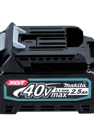 Kit de fuente de alimentación Makita (191J81-6) 2x batería BL 4025 40 V máx. 2,5 Ah XGT + cargador DC 40 RA + Makpac