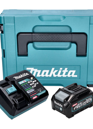 Kit de fuente de alimentación Makita 1x batería BL 4040 40 V máx. 4,0 Ah XGT + cargador DC 40 RA + Makpac