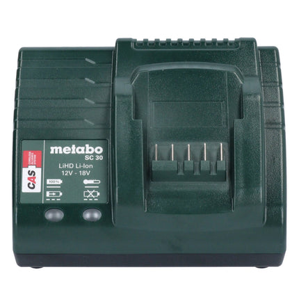 Metabo Basic Set 3x batteria Li-Power 18 V 4,0 Ah + caricatore Metabo SC 30 12 - 18 V