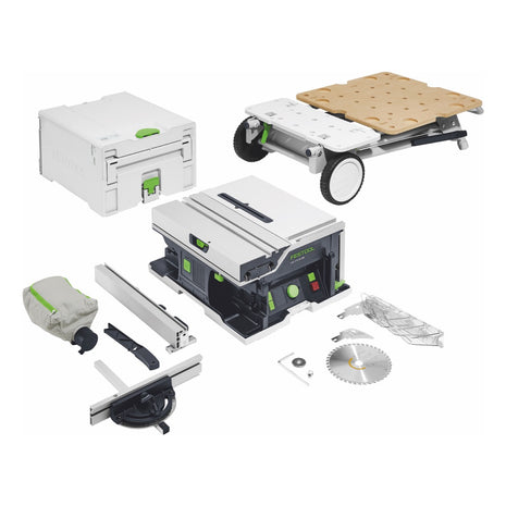 Festool CSC SYS 50 EBI-Basic-Set cordless circular saw 36 V ( 2x 18 V ) ( 577371 ) 168 mm brushless + base frame - without battery, without charger