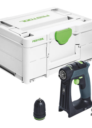 Festool CXS 18-Basic Akku Bohrschrauber 18 V 40 Nm Brushless ( 576882 ) + Systainer - ohne Akku, ohne Ladegerät - Toolbrothers