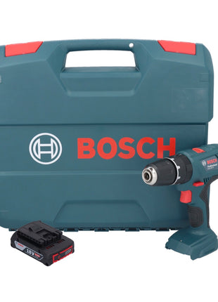 Taladro percutor inalámbrico Bosch GSB 18V-21 18 V 55 Nm + 1x batería 2,0 Ah + estuche L - sin cargador