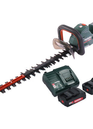 Metabo HS 18 LTX BL 55 Akku Heckenschere 18 V 50 cm Brushless + 2x Akku 2,0 Ah + Ladegerät - Toolbrothers