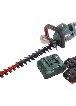 Metabo HS 18 LTX BL 55 Akku Heckenschere 18 V 50 cm Brushless + 2x Akku 4,0 Ah + Ladegerät - Toolbrothers