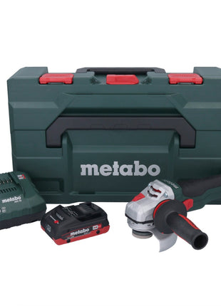 Metabo WB 18 LTX BL 15-125 Quick Meuleuse d'angle sans fil 18 V 125 mm Brushless + 1x batterie 4,0 Ah + chargeur + metaBOX