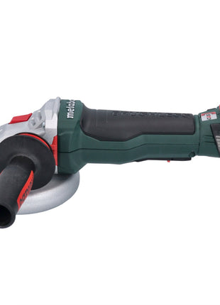 Metabo WPBA 18 LTX BL 15-125 Quick DS Meuleuse d'angle sans fil 18 V 125 mm Brushless + 1x batterie 10,0 Ah + metaBOX - sans chargeur