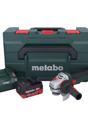 Metabo WB 18 LTX BL 15-125 Quick Meuleuse d'angle sans fil 18 V 125 mm Brushless + 1x batterie 5,5 Ah + chargeur + metaBOX