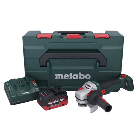 Metabo WB 18 LTX BL 15-125 Quick Akku Winkelschleifer 18 V 125 mm Brushless + 1x Akku 5,5 Ah + Ladegerät + metaBOX