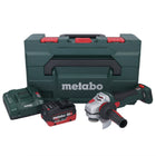 Metabo WB 18 LTX BL 15-125 Quick Akku Winkelschleifer 18 V 125 mm Brushless + 1x Akku 8,0 Ah + Ladegerät + metaBOX