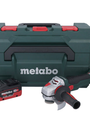 Metabo WB 18 LTX BL 15-125 Quick akumulatorowa szlifierka kątowa 18 V 125 mm bezszczotkowa + 1x akumulator 10,0 Ah + metaBOX - bez ładowarki