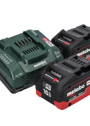 Metabo WB 18 LTX BL 15-125 Quick Meuleuse d'angle sans fil 18 V 125 mm Brushless + 2x batterie 10,0 Ah + chargeur + metaBOX