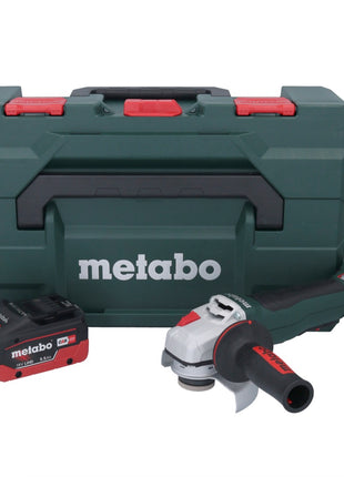 Metabo WPB 18 LT BL 11-125 Quick Akku Winkelschleifer 18 V 125 mm Brushless + 1x Akku 5,5 Ah + metaBOX - ohne Ladegerät - Toolbrothers