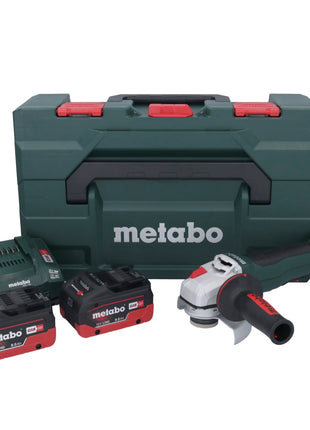 Metabo WPB 18 LT BL 11-125 Quick Akku Winkelschleifer 18 V 125 mm Brushless + 2x Akku 8,0 Ah + Ladegerät + metaBOX - Toolbrothers