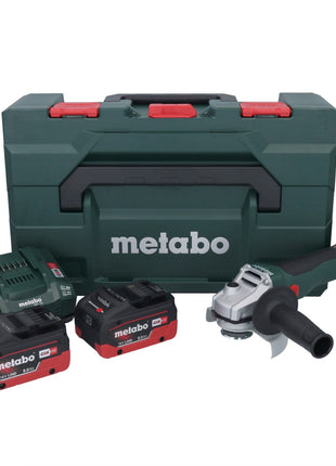 Metabo W 18 L BL 9-125 Akku Winkelschleifer 18 V 125 mm Brushless + 2x Akku 8,0 Ah + Ladegerät + metaBOX - Toolbrothers