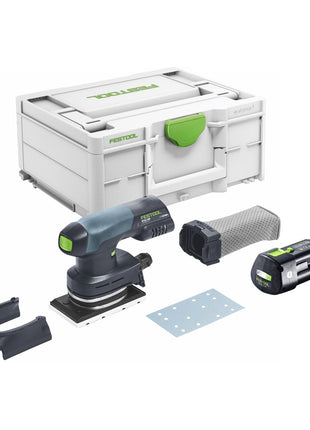 Festool RTSC 400-Basic Akku Rutscher 18 V 80 x 130 mm Brushless + 1x Akku 3,0 Ah + Systainer - ohne Ladegerät - Toolbrothers