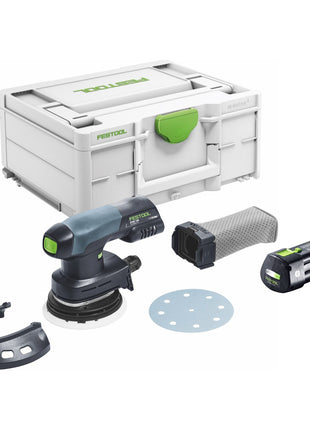 Festool ETSC 125-Basic Akku Exzenterschleifer 18 V 125 mm Brushless + 1x Akku 3,0 Ah + Systainer - ohne Ladegerät - Toolbrothers