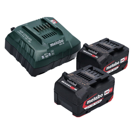 Smerigliatrice angolare a batteria Metabo W 18 L 9-125 18 V 125 mm + 2x batteria 4,0 Ah + caricatore + metaBOX ( 602247510 )