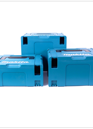 Makita Makpac Set Gr. 2 + Gr. 3 + Gr. 4 Transportbox und Werkzeugkiste - Toolbrothers