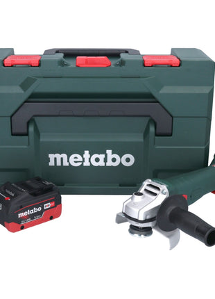 Metabo W 18 7-125 Akku Winkelschleifer 18 V 125 mm + 1x Akku 5,5 Ah + metaBOX - ohne Ladegerät - Toolbrothers