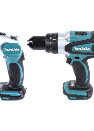 Makita DLX 6046 Kit combiné batterie 18 V DGA 452 + DHP 458 + DJR 186 + DML 802 + DSS 610 + DTD 152 + 3x batterie 3,0 Ah + chargeur + sacoche