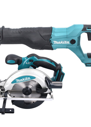 Makita DLX 6046 Akku Kombo Kit 18 V DGA 452 + DHP 458 + DJR 186 + DML 802 + DSS 610 + DTD 152 + 3x Akku 3,0 Ah + Ladegerät + Tasche