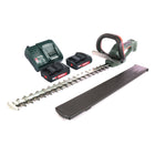 Metabo AHS 18-65 V tagliasiepi a batteria 18 V 63 cm + 2x batteria 2,0 Ah + caricatore