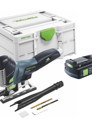 Festool CARVEX PSC 420-Basic akumulatorowa wyrzynarka wahadłowa 18 V 120 mm bezszczotkowa + 1x akumulator 3,0 Ah + Systainer - bez ładowarki