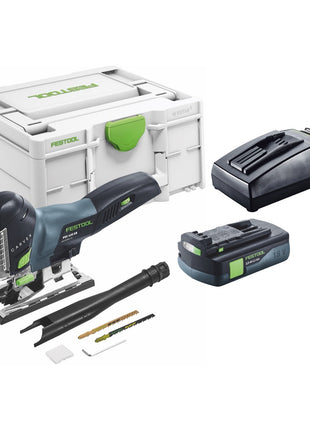 Festool CARVEX PSC 420-Basic scie sauteuse alternative sans fil 18 V 120 mm sans balai + 1x batterie 3,0 Ah + chargeur + systainer