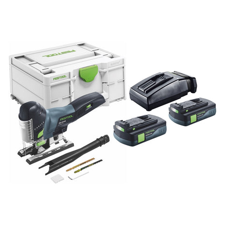 Festool CARVEX PSC 420-Basic Akku Pendelstichsäge 18 V 120 mm Brushless + 2x Akku 3,0 Ah + Ladegerät + Systainer