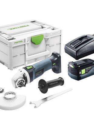 Festool AGC 18-125 EB-Basic Akku Winkelschleifer 18 V 125 mm Brushless + 1x Akku 5,0 Ah + Ladegerät + Systainer - Toolbrothers