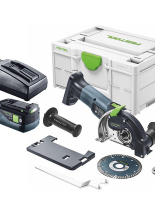 Festool DSC-AGC 18-125 FH EB-Basic Akku Freihandtrennsystem 18 V 125 mm Brushless + 1x Akku 5,0 Ah + Ladegerät + Systainer - Toolbrothers