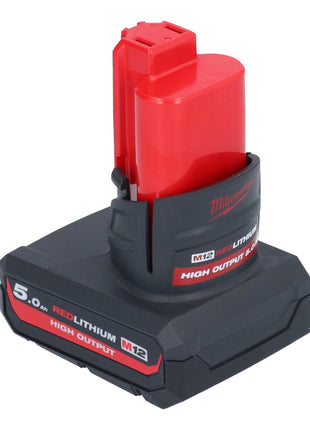 Milwaukee Akku Set 4x M12 HB5 High Output 12 V 5,0 Ah / 5000 mAh Li-Ion Akku ( 4x 4932480165 ) - Toolbrothers