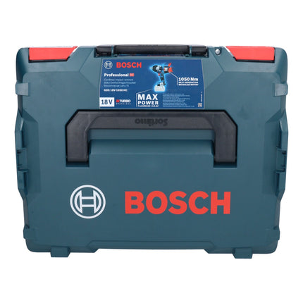 Bosch GDS 18V-1050 HC Akku Drehschlagschrauber 18 V 1050 Nm BITURBO Brushless + 1x ProCORE Akku 8,0 Ah + L-Boxx - ohne Ladegerät