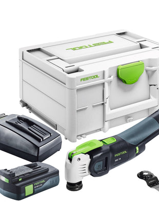 Festool VECTURO OSC 18 E-Basic Akku Oszillierer 18 V Starlock Max Brushless + 1x Akku 3,0 Ah + Ladegerät + Systainer - Toolbrothers