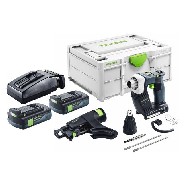 Festool DURADRIVE DWC 18-4500 Basic Akku Bauschrauber 18 V 14 Nm Brushless + 2x Akku 3,0 Ah + Ladegerät + Systainer - Toolbrothers