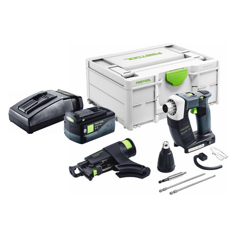 Festool DURADRIVE DWC 18-4500 Basic Akku Bauschrauber 18 V 14 Nm Brushless + 1x Akku 5,0 Ah + Ladegerät + Systainer - Toolbrothers