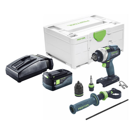 Festool TDC 18/4 I-Basic Akku Bohrschrauber 18 V 75 Nm Brushless + 1x Akku 5,0 Ah + Ladegerät + Systainer - Toolbrothers