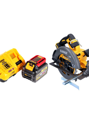 DeWalt DCS 575 T1 Akku Handkreissäge 54 V FlexVolt 190 mm Brushless + 1x Akku 6,0 Ah + Ladegerät