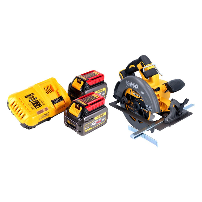 DeWalt DCS 575 T2 Akku Handkreissäge 54 V FlexVolt 190 mm Brushless + 2x Akku 6,0 Ah + Ladegerät