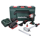 Metabo SB 18 LTX BL Q I Akku Schlagbohrschrauber 18 V 130 Nm Brushless + 2x Akku 5,5 Ah + Ladegerät + PowerX3 Drehmomentvorsatz + metaBOX