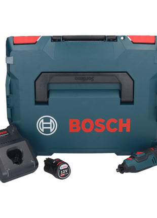 Bosch GRO 12V-35 Professional Akku Rotationswerkzeug 12 V + 1x Akku 2,0 Ah + Ladegerät + L-Boxx - Toolbrothers